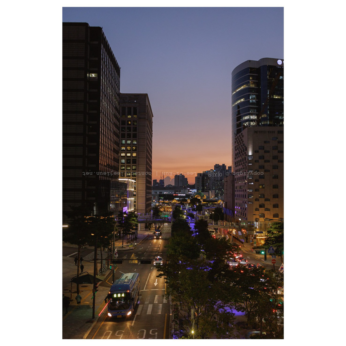 이시간에 보는 서쪽 하늘 좋아해