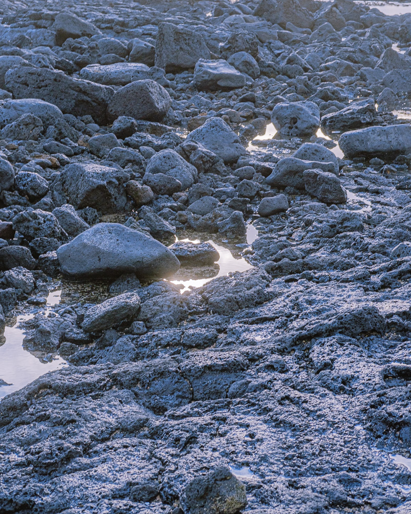 #276. 빛나는 햇빛 (68): 2022년 여름 제주. 구름과 돌바닥&nbsp;사이에서.
